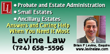 Law Levine, LLC - Estate Attorney in Somerset County PA for Probate Estate Administration including small estates and ancillary estates